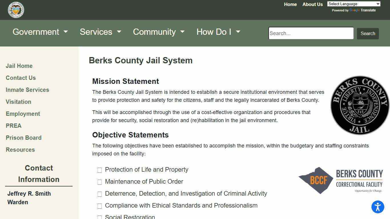 Berks County - Jail System